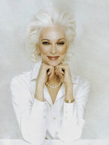 CELEBRITIES IN PEARLS: Carmen Dell'Orefice