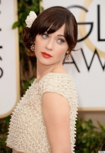 Celebrities in Pearls: Zooey Deschanel