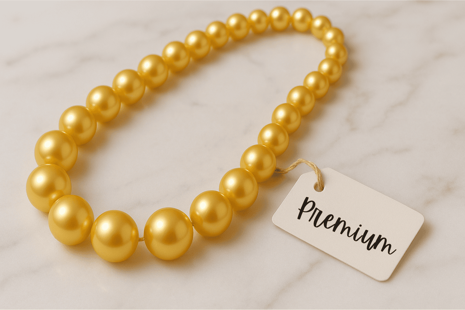 Varför gyllene pärlor kostar mer