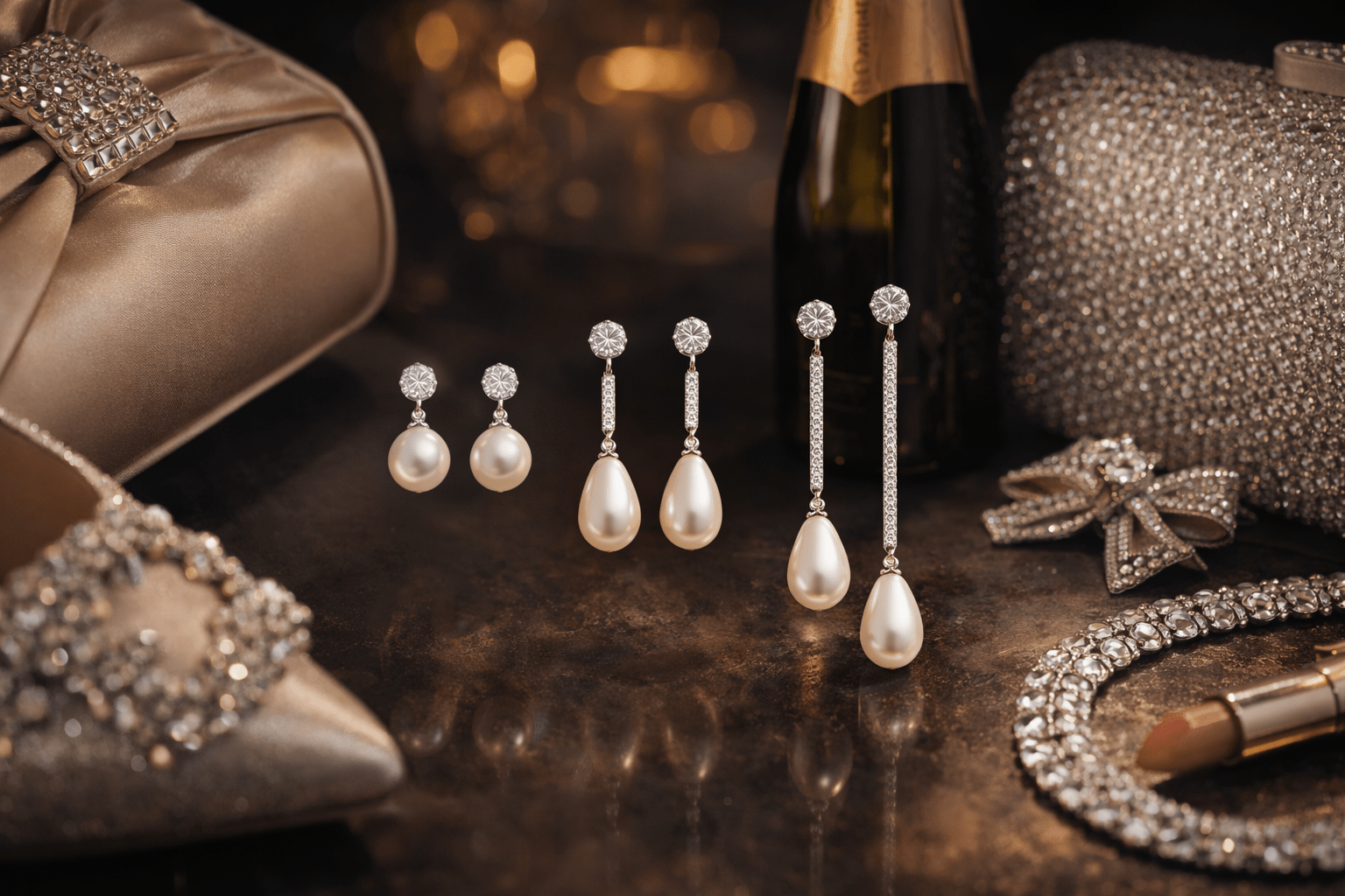 När man ska bära hängande örhängen