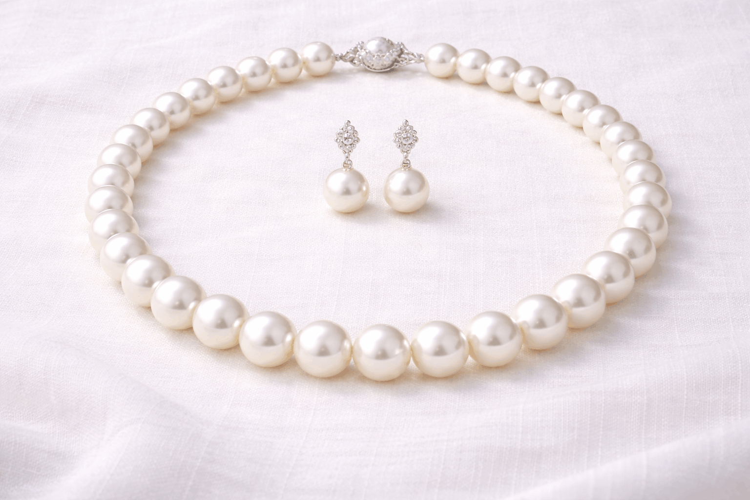 pearlsonly-blog-109-image-4-pearl – Vitt pärlhalsband- och örhängesset – Pärlsmycken – pearlsonly