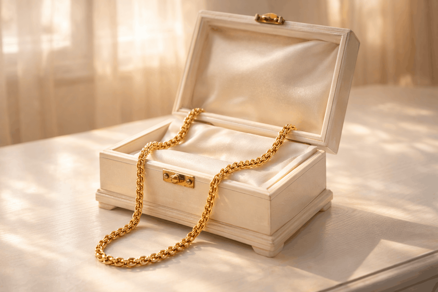 Varför guld halsband för kvinnor fungerar universellt