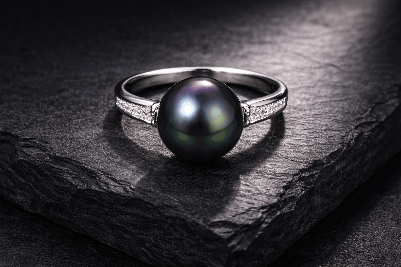 05. Tahitian Black Pearl Rings