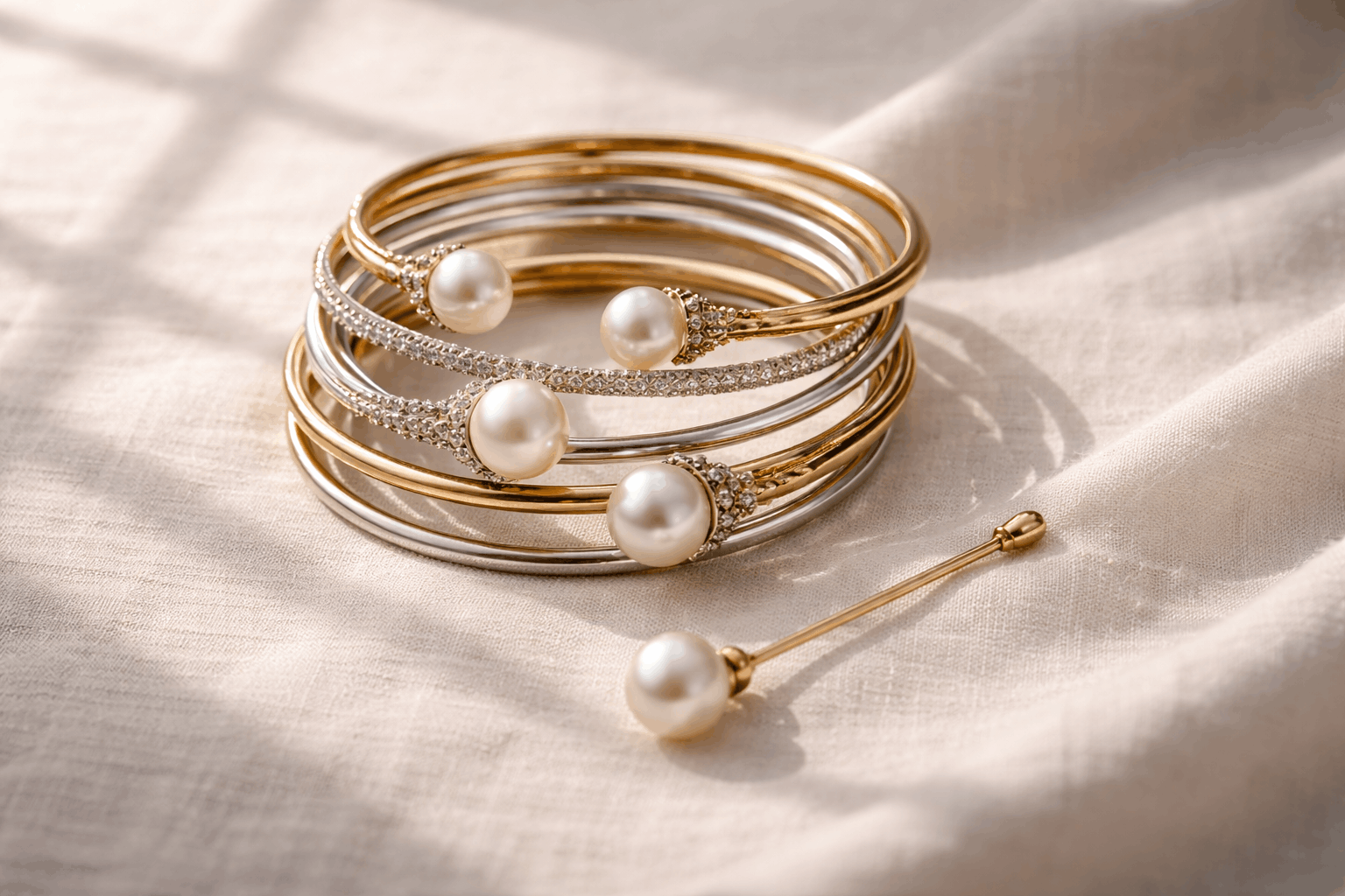 Bortom halsbandet: Perlearmband och hijab-nålar