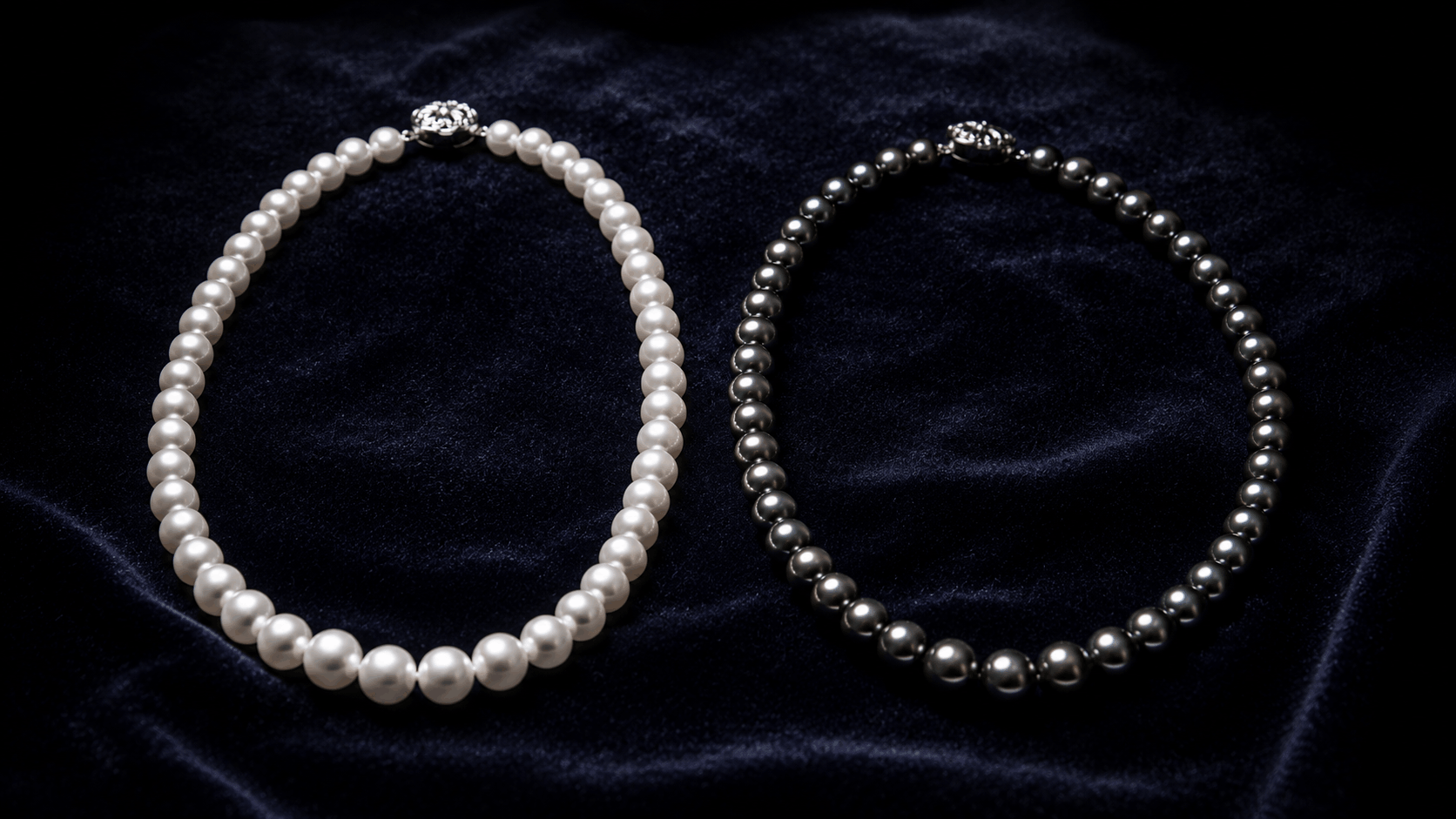 03. Vita vs Svarta Japanese Akoya Pearls