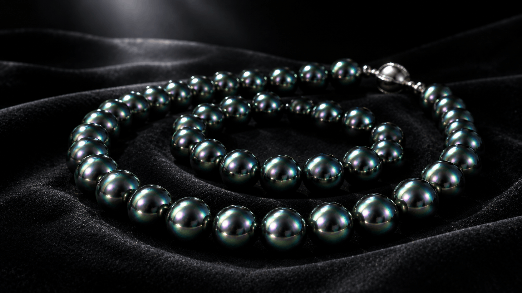 02. Halsband med tahitiska pärlor — Kategorins mittpunkt