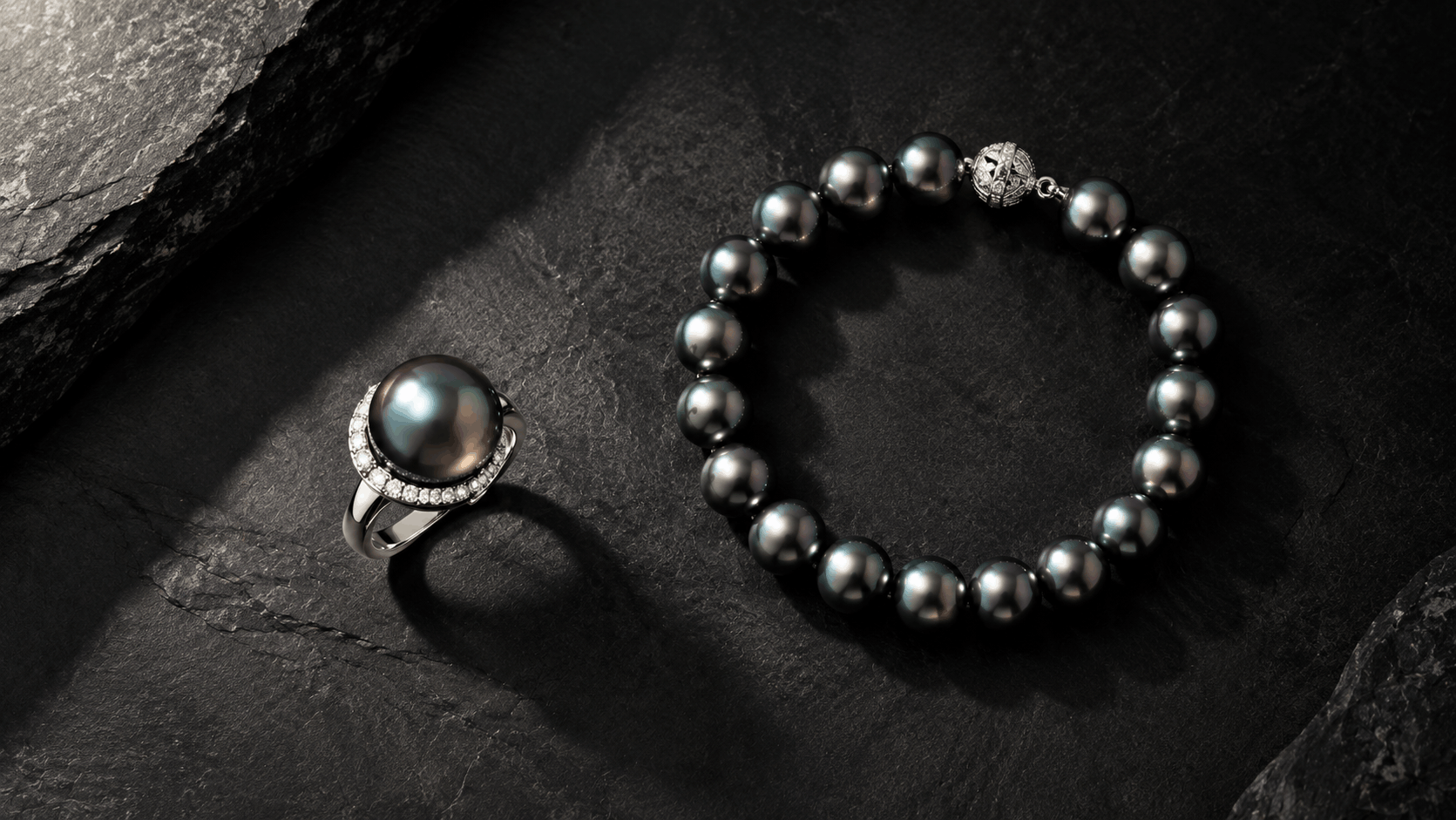 05. Ringar och armband med tahitiska pärlor