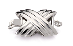 Lås i Oxford - 14k vitt guld