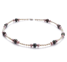 3-8mm Sötvatten Halsband i Köp nu! Flerfärgad