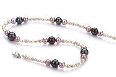 3-8mm Sötvatten Halsband i Köp nu! Flerfärgad