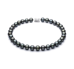 12-12.9mm Tahitiska Halsband i Q118 Svart