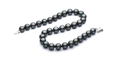 12-12.9mm Tahitiska Halsband i Q118 Svart