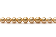 10.4-13.2mm Söderhavet Halsband i 18 tum Guld