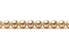 10-13.3mm Söderhavet Halsband i 18 tum Guld