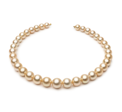 9.3-13.3mm Söderhavet Halsband i 18-tums Guld