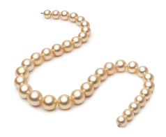 9.3-13.3mm Söderhavet Halsband i 18-tums Guld