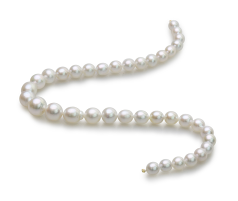 8.3-14mm Söderhavet Halsband i 18 tum Vit