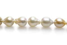 10-13mm Söderhavet Halsband i 18-tumsversion Flerfärgad