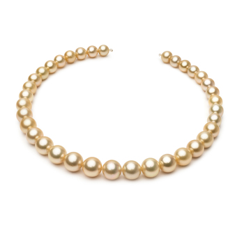 10-13.3mm Söderhavet Halsband i 18 tum Guld