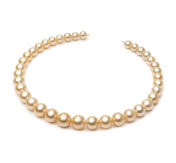 9.3-13.2mm Söderhavet Halsband i 18 tum Guld