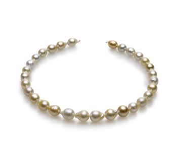 10-13mm Söderhavet Halsband i 18-tumsversion Flerfärgad
