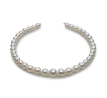 8.3-14mm Söderhavet Halsband i 18 tum Vit