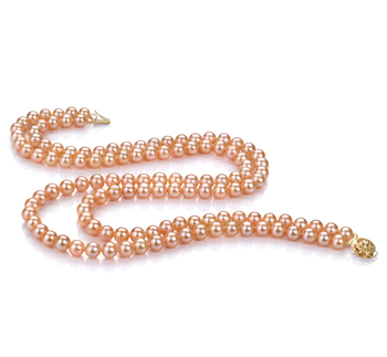 6-7mm Sötvatten Halsband i Sälj träningskläder online. Rosa