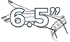 6,5 tum